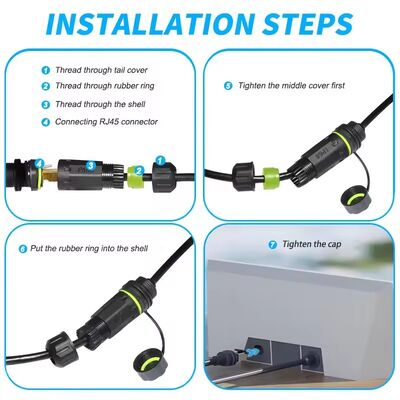 Starlink Gen3 Mini Ethernet Adapter 25CM Waterproof RJ45 Coupler Extension Cable