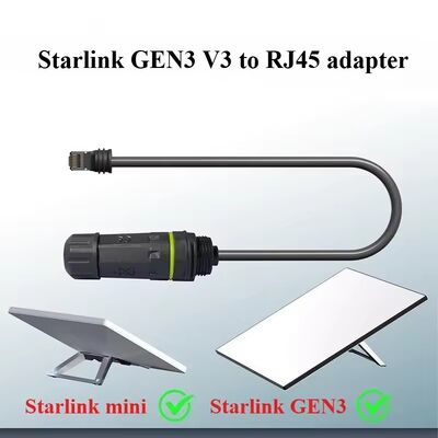Starlink Gen3 Mini Ethernet Adapter 25CM Waterproof RJ45 Coupler Extension Cable