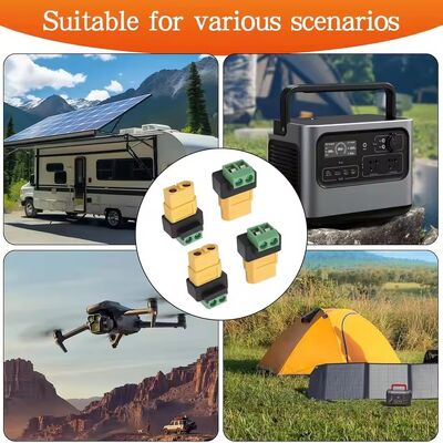 XT60 2-Pin Screw Terminal Adapter Solderless Charging Connector for Drone FPV Balance Charger