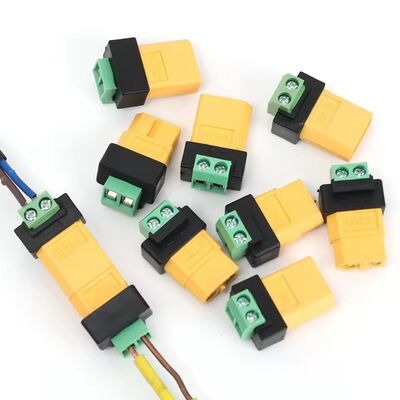 XT60 2-Pin Screw Terminal Adapter Solderless Charging Connector for Drone FPV Balance Charger