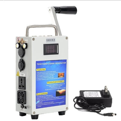Hand Crank Generator USB Phone Charger Fire Starter Power Pack 110V 220V 160W Emergency Power Station
