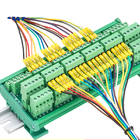 60 ways Terminal Blocks Connection Wiring Plate Distribution Board Din Rail Mount