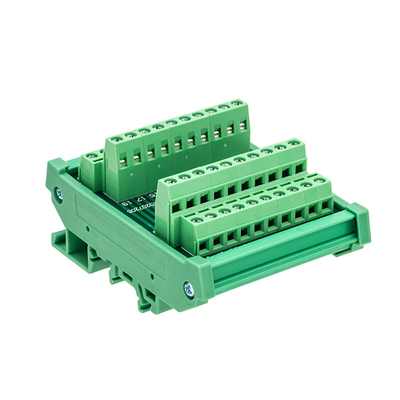 64 ways Wiring Connection Plate Terminal Blocks Distribution Board Din Rail Mount