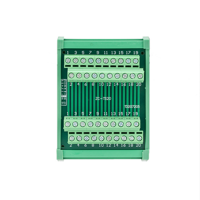 64 ways Wiring Connection Plate Terminal Blocks Distribution Board Din Rail Mount