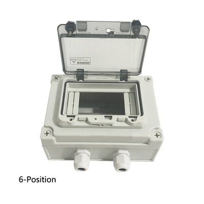 Wall Mounted Electric Enclosure Plastic Switch Circuitbreaker Box IP67 Waterproof Outdoor 6 8 Way