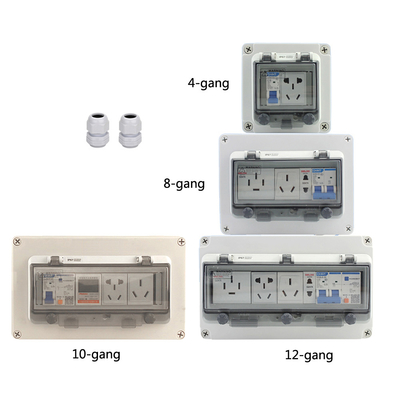 Outdoor Power Outlet Socket Plastic Switch Distribution Box Waterproof Customization