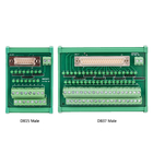 D Sub 15 Pin Single End DB15 Connectors Terminal Block Breakout Board DIN Rail Led Indicator