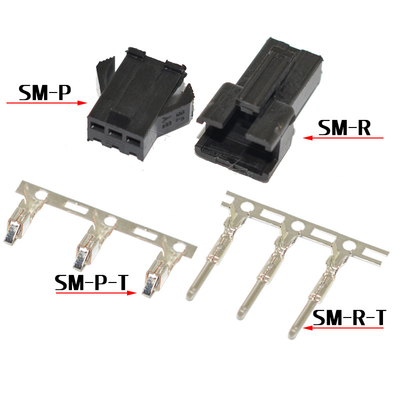 JST-SM 2.54mm Spacing Connector Housing Header Terminals for LED Strip Power Supply