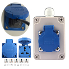 4 Ways IP65 Waterproof Cable Distribution Junction Box with UK2.5B Terminal Blocks 80*110*70mm
