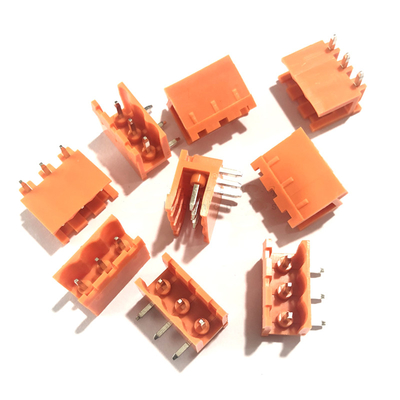 Orange 5.08mm Pitch PCB Pluggable Screw Terminal Blocks Plug + Pin Header Socket