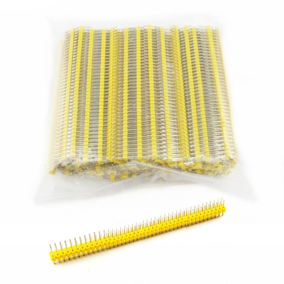 Colored 2x40P 40Pin 2.54mm 0.1&quot; Straight Double Row Male Pin Header Strip