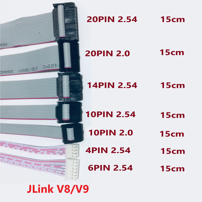 J-link Emulator V8 V9 all-ARM JTAG Adapter Converter Cable Kit for 6410 Mini 2440