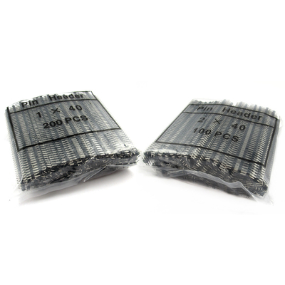 Colored 2x40P 40Pin 2.54mm 0.1" Straight Double Row Male Pin Header Strip