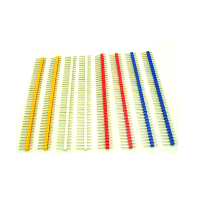 150pcs Colored 2.54mm Single Row Straight Pin Header X30 Female Socket X120 Gold Plated