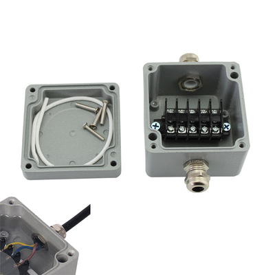 Sealed Die-cast Aluminum Enclosure Case Project Junction Box 86*76*57mm with Terminal Blocks