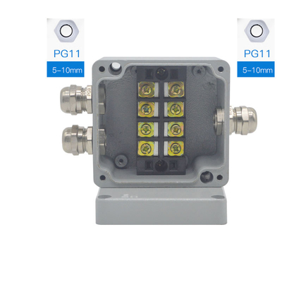 600V 35A Teminal Blocks with Sealed Die-cast Aluminum Enclosure Case Project Junction Box 86*76*57mm