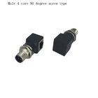Ethernet RJ45 Plug To M12  4 Core Male or Female Connector Adapter