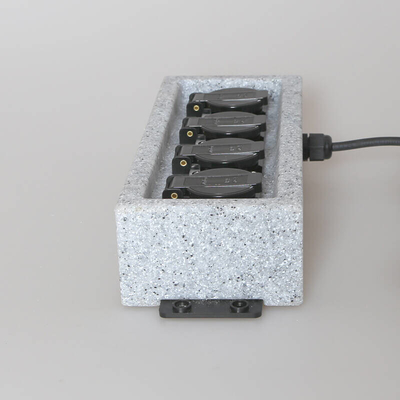 Outdoor Wall Mounted Electrical Power Socket Outlet Imitation Marble Polyethylene Plastic