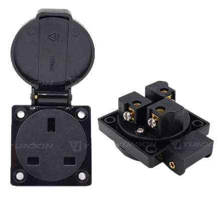 Outdoor Wall Mounted Electrical Power Socket Outlet Imitation Marble Polyethylene Plastic