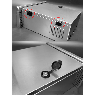 Stainless Steel Electrical Enclosure Outdoor Cctv Power Supply Distribution Box