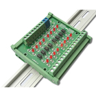 TTL  HTL Signals Converter Terminal Blocks Board 8 Ways For PLC NPN or PNP 1.8V 3.3V 5V 12V 24V Input