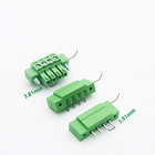 3.81mm Pitch PCB Screw Terminal Blocks Plug + Straight Angle Pin Header with Flange