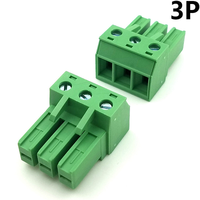 7.62mm Spacing 30Amp Pluggable Plug-in Screw Terminal Blocks Plug + Header