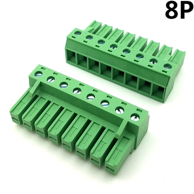 7.62mm Spacing 30Amp Pluggable Plug-in Screw Terminal Blocks Plug + Header