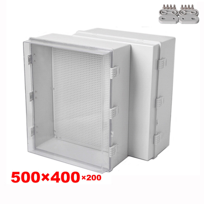 400x300x180mm IP65 Waterproof Electrical Enclosure Outdoor Plastic Wall Junction Box Case