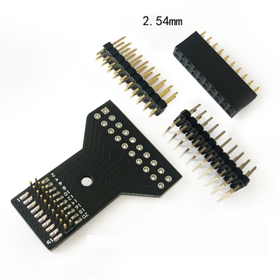 1.27mm Female to 2.00mm 2.54 mm Male Pin Headers Adapter PCB Board Converter Kit