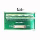 Dual Row DB44 Female Socket D Sub Terminal Block Breakout Board Adapter Cable Connector DIN Rail