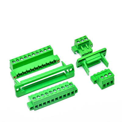 5.08 mm pitch Feed Through Flange Screw Terminal Blocks Dismountable