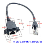 Female or Male RJ45 8P8C Connector to 8 Pin Screw Terminals Converter Adapter Cable 30cm Long