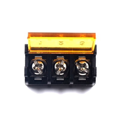 9.5mm / 0.375" Barrier Screw Terminal Blocks Side Pin Mounting