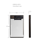 USB3.0 Port Hard Drive Enclosure 2.5 inch HDD SSD Portable Case Transparent External Box