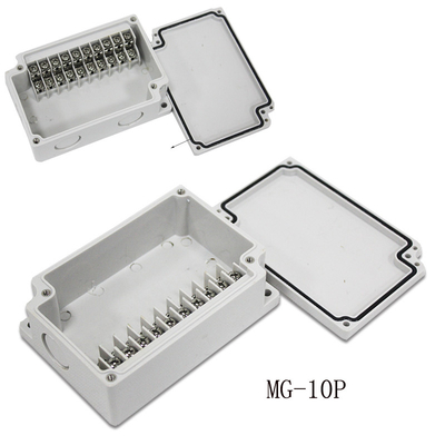 IP65 Waterproof Junction Box 110*75*43mm Terminal Blocks Electric Enclosure 10 Ways