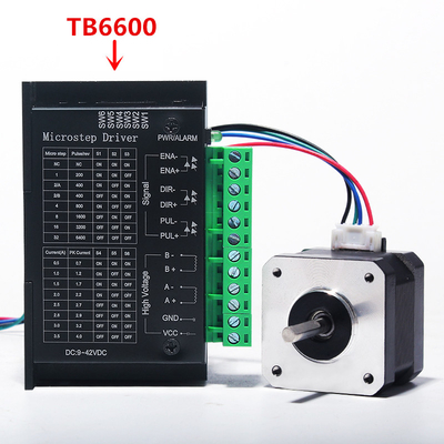 0.25N.m 0.3N.m 0.4N.m 0.5N.m Two Phase Nema17 1.8 Degree Stepper Servo Motor Driver Kit