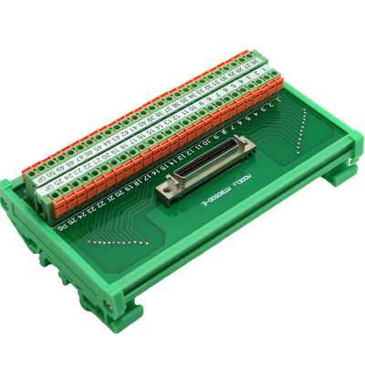 SCSI 50 Pin Quick Connectors Spring Clamp Terminal Blocks Breakout Board Adapter