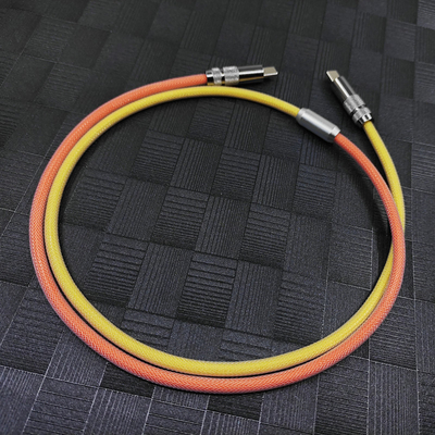 Sectional Type Keyboard USB Type-C Cable Audio Connector Coupling For Mechanical Keyboard