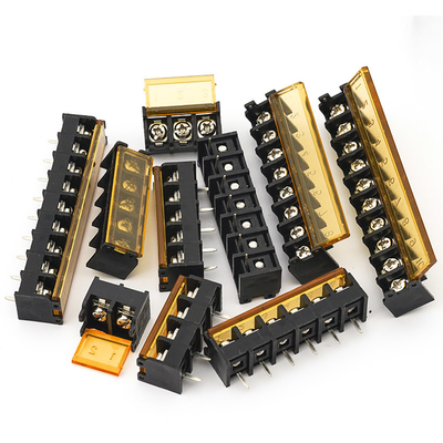 9.5mm / 0.375&quot; Barrier Screw Terminal Blocks Side Pin Mounting