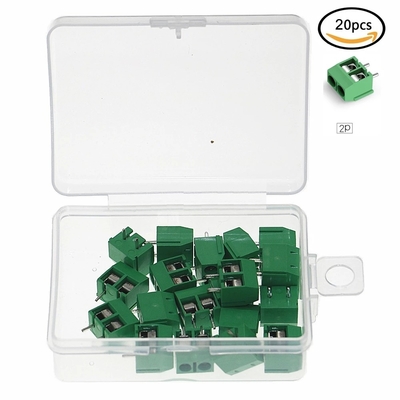 Dual Side Prototype PCB Board Kit 5.0mm Screw Terminal blocks 2.54mm Pin header Strip 40pcs