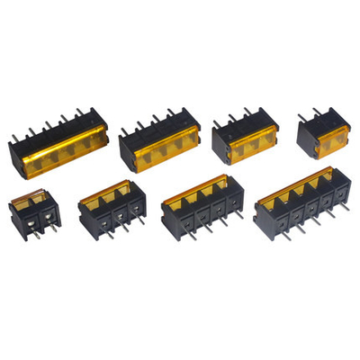 9.5mm / 0.375" Barrier Screw Terminal Blocks Side Pin Mounting
