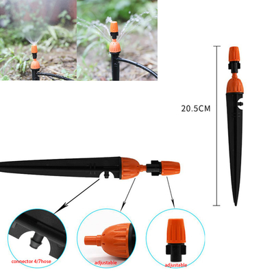 Dual Usage Water Spray Drip Irrigation Kit Adjustable Nozzles Watering System Misting Cooling Set