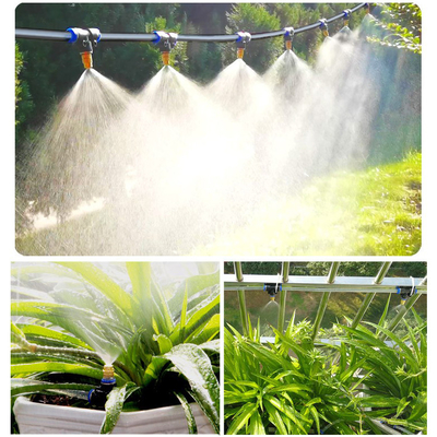 Brass Nozzle Water Sprinklers Garden Plants Watering Drip Irrigation Kit Misting Cooling System