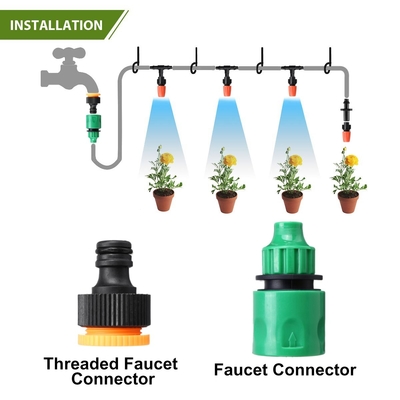 5m 15m 25m Drip irrigation Watering System Kit Garden Micro Water Sprinklers Mist Spray Cooling Set