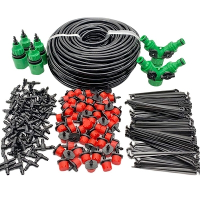 30 Meters Garden Hose Fittings Watering Drip Irrigation System Set Automatic Timer Switch