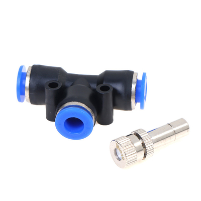 12V Booster Diaphragm Pump Water Misting System Fog Nozzles Mist Cooling Watering Kit 6M - 18M