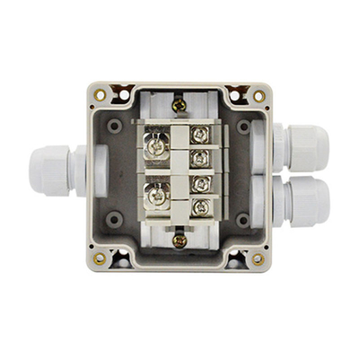 Lighting Cable Wiring Project Junction Box 83*81*56mm Plastic Enclosure with Connectors Waterproof