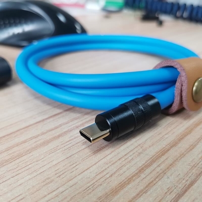 Laptops Tablets Cell Phones USB 3.1 Type C Charge Cable 6mm Outer Diameter PD 120 Watt Charging