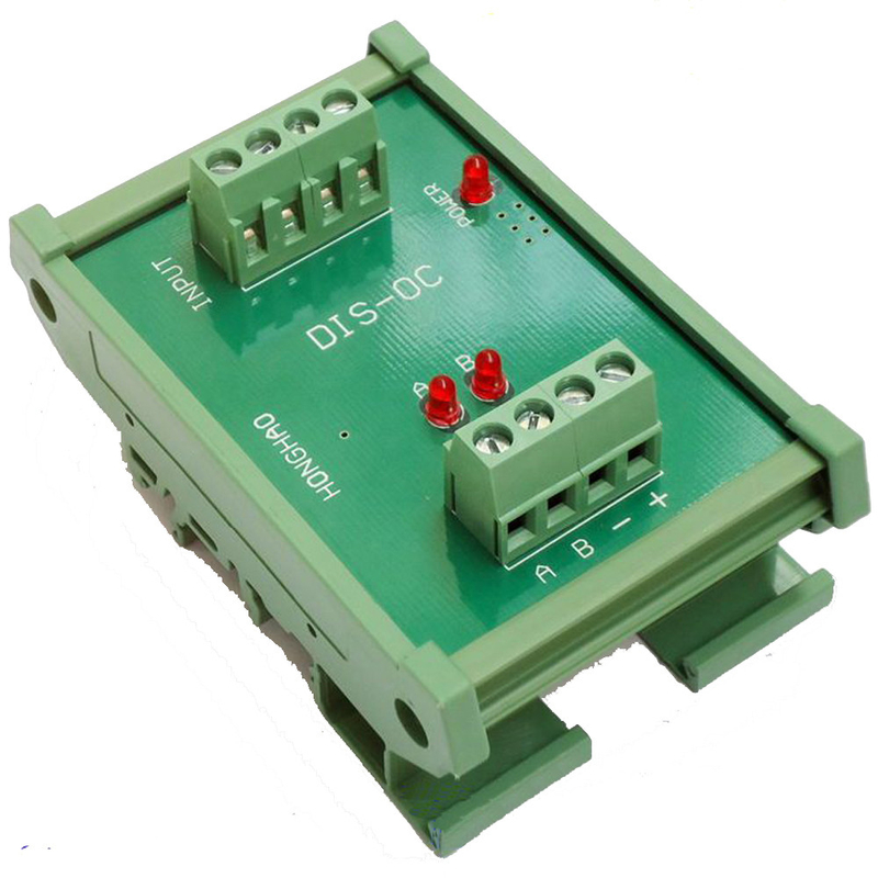 Converter 5V Differential TTL Singal into Collector 24V HTL Signal 2 Ways Support PLC NPN and PNP